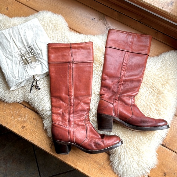 Frye Shoes - Vintage (70’s?) FRYE Campus Boots